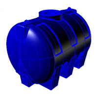 емкость пластиковая, бак для дизельного топлива, бочка для воды